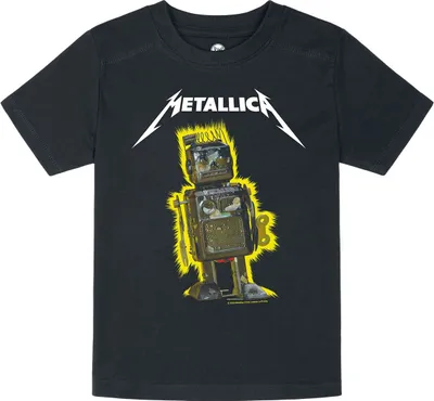 Produktbild von Metallica T-Shirt Uni Metal-Kids - Robot Blast schwarz 92