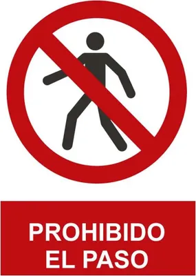 Produktbild von Verbotsschild "Zutritt verboten" (PVC 0,7 mm) 30x40 cm