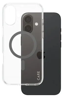Produktbild von PanzerGlass CARE Flagship Colors iPhone 16 Plus schwarz