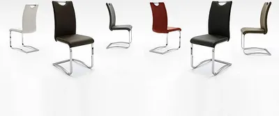 Produktbild von Swingstuhl Köln Cappuccino Kunstleder (4er Set)