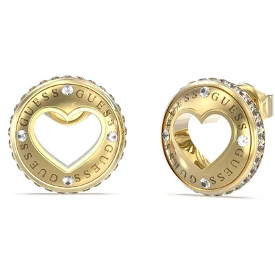 Obrázek produktu pro Guess JUBE03341JWYGT Dámské náušnice Stud Heart Gold-tone