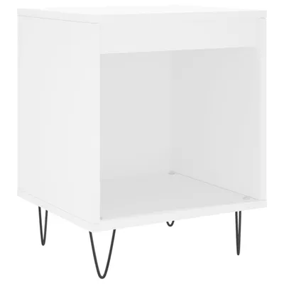 Produktbild von "im Sonderangebot"Nachttisch für Schlafzimmer - elegantes Design - Nachtkommode - Weiß 40x35x50cm Holzwerkstoff - Nachttische & -schränke DEMöbel155737