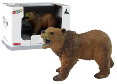 Produktbild von Lean Toys Sammlerfigur Braunbär Tiere der Welt