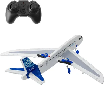 Immagine prodotto di Aereo radiocomandato a 2,4 GHz per bambini, modellino di aereo fai da te, aereo RC per principianti