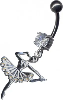 Produktbild von Bauchnabelpiercing: Piercing Titan Ballerina