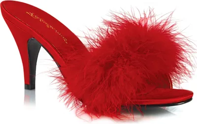 Produktbild von AMOUR-03 Damen Slipper von Fabulicious, Rot  , EU 37, US 7