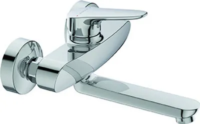 Produktbild von VIGOUR Einhand-Spültischwandbatterie clivia Rohrauslauf 150mm verchromt