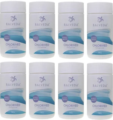 Produktbild von BALVEDA 8x CHLORIVED Chlorgranulat 1 kg (8 kg)