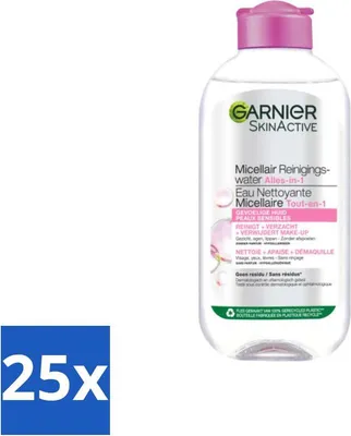 Produktbild von Garnier - SkinActive - Mizellenwasser - Empfindliche Haut - Gesichtsreinigung - 200 ml - Vorteilspack - 25 Stücke