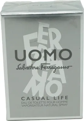 Produktbild von Salvatore Ferragamo Uomo Casual Life, Männer, 30 ml, ALCOHOL DENAT. (SD ALCOHOL 39-C), PARFUM (FRAGRANCE), AQUA (WATER), LIMONENE, LINALOOL, ETHYLHEXYL..., Italien, 1 Stück(e), 76 mm