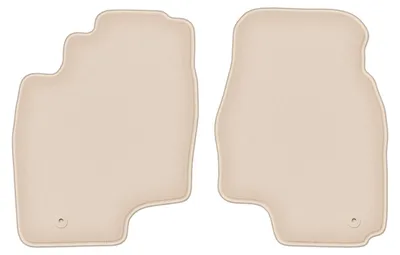 Produktbild von DURBAN Beige Velours-Fußmatten vorne für Toyota Previa II Minivan (2000-2005)