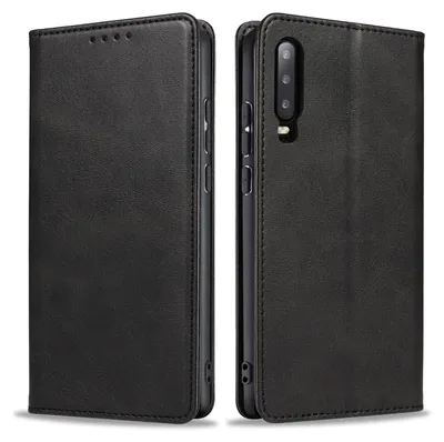 Produktbild von Handyhülle für Huawei P30 Kunstleder Flip Cover Hülle Klapphülle Case Kartenfach Farbe: Schwarz