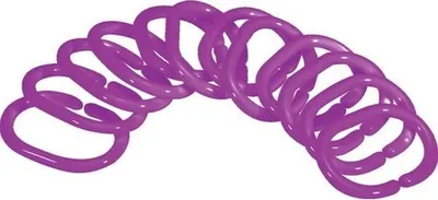 Zdjęcie produktu dla Spirella 7610583097323, Różowy, Plastik, 40 mm, 58 mm, 12 szt.