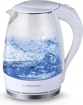 Zdjęcie produktu dla Esperanza Salto Angel Ekk011 1.7L 2200W Szklany Czajnik Z Obrotową Podstawą