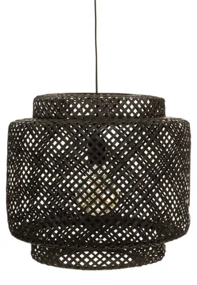 Zdjęcie produktu dla Lampa wisząca Liby czarna bambus