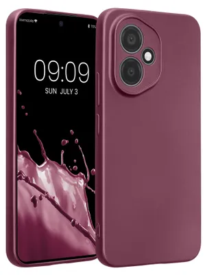 Produktbild von kwmobile Handyhülle kompatibel mit HONOR 400 Hülle - weiche Silikon Case metallisch schimmernd in Metallic Lavendel