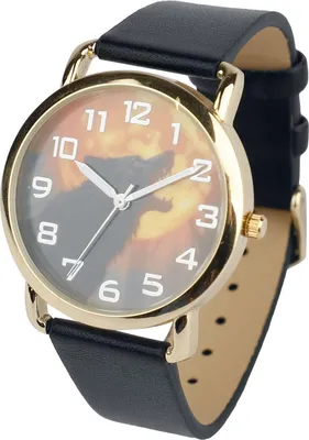 Produktbild von Wolf Armbanduhren Uni  schwarz/goldfarben Standard