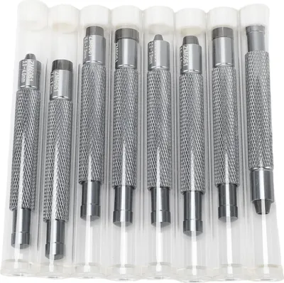 Produktbild von 8-teiliges Uhrenkronenwickler-Set, 2–10 mm, Aluminiumlegierung, ergonomische Schraube für Reparatur