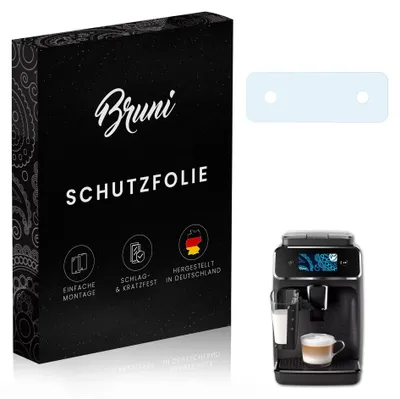 Produktbild von Bruni Basics-Clear 2x Schutzfolie kompatibel mit Philips Series 2200 (EP2230/10) Folie