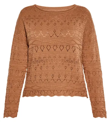 Produktbild von EVERA Damen Pullover - Kamel, S
