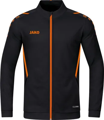 Produktbild von JAKO Unisex Polyesterjacke Challenge, Farbe:schwarz/neonorange, Größe:L