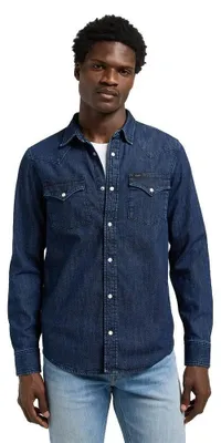 Obrázok produktu pre Košeľa Lee Western Regular Fit s dlhým rukávom Blue XL Man Blue XL