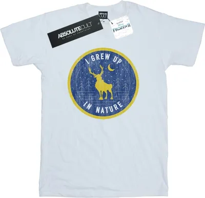 Produktbild von Disney - "Frozen 2 I Grew Up In Nature" T-Shirt für Damen BI24450 (XL) (Weiß)