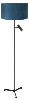 Image de Lampadaire - noir - Stang - métal textile - Ø 40cm - LED_E27 - 4839ZW - Steinhauer