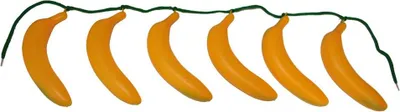 Produktbild von Bananengürtel gelb an grünem Band - Erwachsene