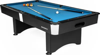 Produktbild von Buckshot Billardtisch 9ft Manhattan - 282x155x80 cm - 9 Fuß Pool Billard - Kugelrücklauf - Tischbillard mit Zubehör - Billard Tische 150kg