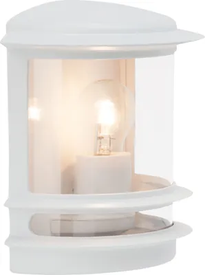 Produktbild von Außen Wandlampe, 24 x 24 cm, E27, max. 60 W, IP44, weiß
