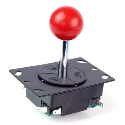 Produktbild von Arcade Joystick, 8 Wege, 78,2mm Höhe, rot