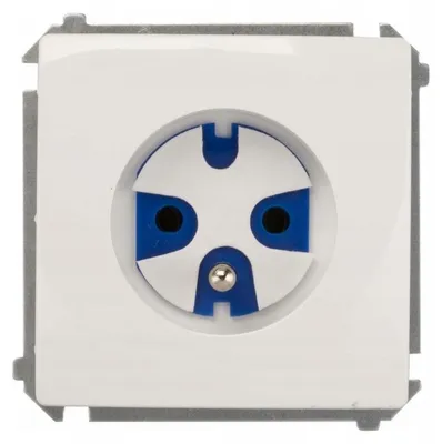 Imagen del producto de Caja de conexión Simon BMGD1.01/11, color blanco, plástico, IP20, 250 V, 75 mm, 40,5 mm