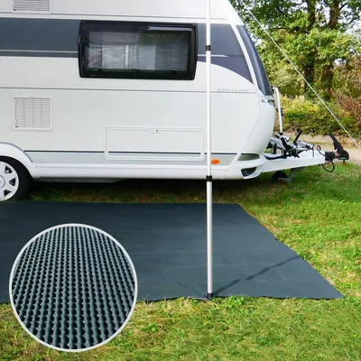 Immagine prodotto di Tappeto per tenda da campeggio - 200 x 300 cm - Morbido - Con picchetti