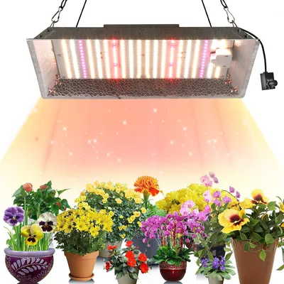 Produktbild von 100W Vollspektrum Pflanzenlampe LED Zimmerpflanze Wachstumslicht Dimmbar Pflanzenlicht mit Abnehmbarem Reflektor und Timer