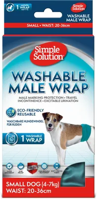 Produktbild von Simple Solution Hunde Windeln, Waschbar, Rüden, S