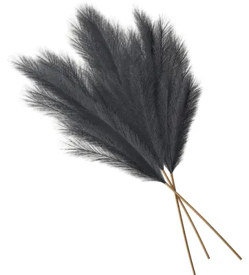 Immagine prodotto di Erba Artificiale Pampas Boho Decorativa Moderna Grigia 114 cm 3 pz