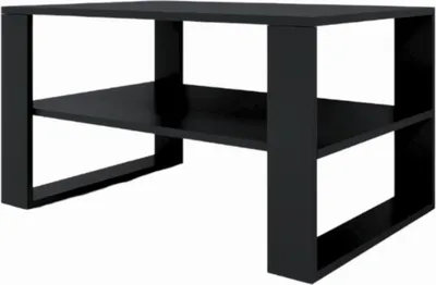 Zdjęcie produktu dla Nowoczesny stolik kawowy ława do salonu LOFT Czarny elegancki design