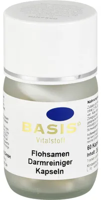 Zdjęcie produktu dla BASIS Psyllium Colon Cleanser Capsules, 60 kapsułek