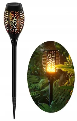 Zdjęcie produktu dla LAMPKA Lampa SOLARNA POCHODNIA LED Efekt Płomienia Płomień OGIEŃ 1249