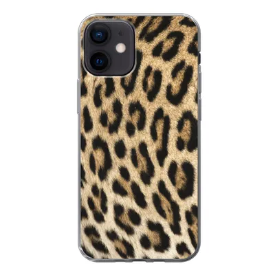 Produktbild von MuchoWow® Handyhülle Schutzhülle Hülle für iPhone 12 Panther-Schacht Silikon Softcase Handy Hülle - Schutzhülle
