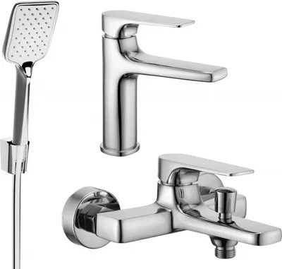 Produktbild von Mexen Lynx R62 Badewannenset, Chrom - 745903R62-00