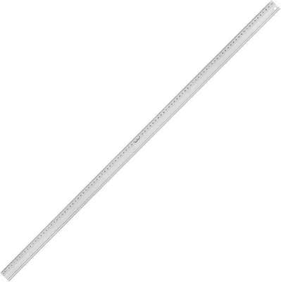 Productafbeelding van Aluminium Liniaal 100 cm met Antislip en Inktrand