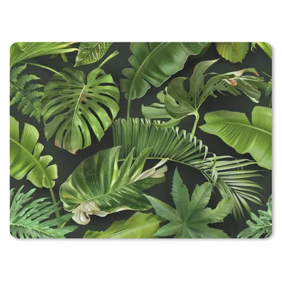 Produktbild von MuchoWow® Mauspad Mousepad Muster - Tropisch - Blätter - Jungen - Mädchen - Kinder - Kind 23x19 cm - Mousepads - Maus Mat - Pad - Mausunterlage - Schreibtischunterlage - Mauspad