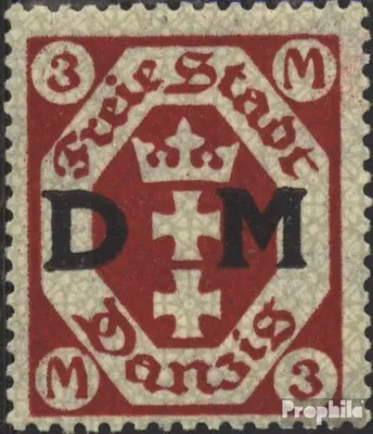 Produktbild von Briefmarken Danzig 1922 Mi D23b  postfrisch Dienstmarke