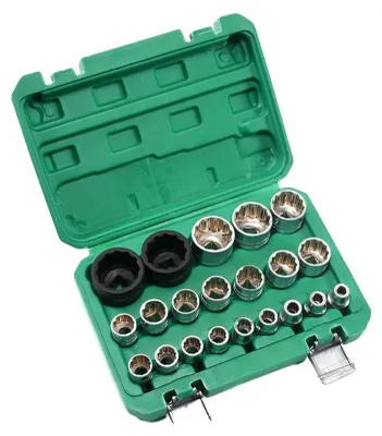 Produktbild von Ratschenschlüsselset, 21 Teile, langlebige Mehrzahn-Nüsse, 21PCS
