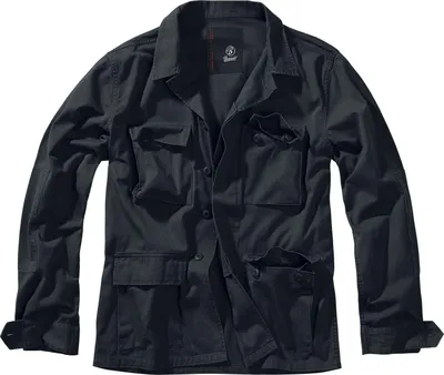 Produktbild von Brandit Übergangsjacke Herren BDU Twill Jacket schwarz Basics 100% Baumwolle XL