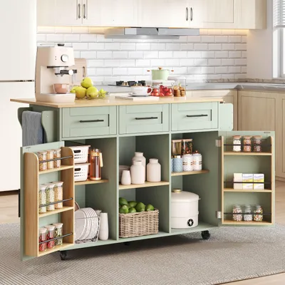 Obrázok produktu pre Pracovný vozík s výklopnou pracovnou doskou, rozmer 139x46x91,5 cm, zelený
