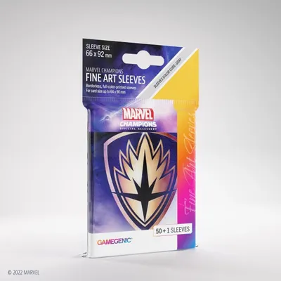 Produktbild von Marvel Champions Guardians of the Galaxy Art Sleeves Standardgröße