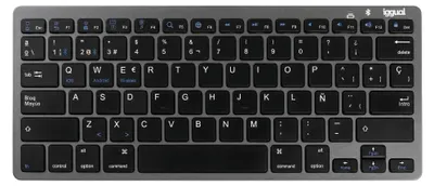 Obrázek produktu pro iggual IGG316917, Tenkeyless (80–87 %), Bezdrátový, Bluetooth, QWERTY, Černá, Šedá